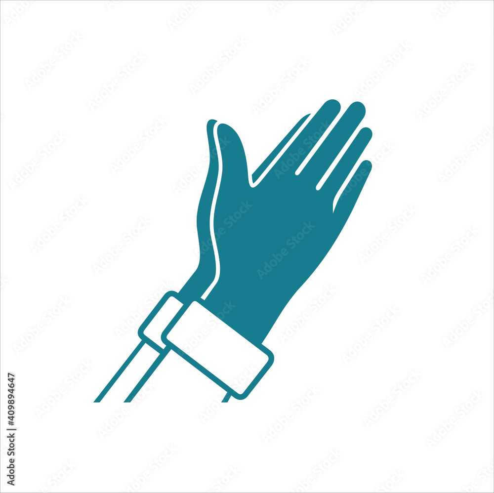 Fototapeta premium illustration of prayer hand gesture .