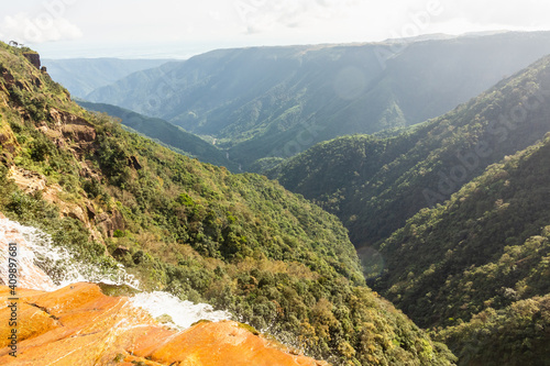 Waterfalls in the Khasi hills of Meghalaya photo