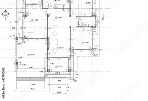 Write a blueprint architecture for building.