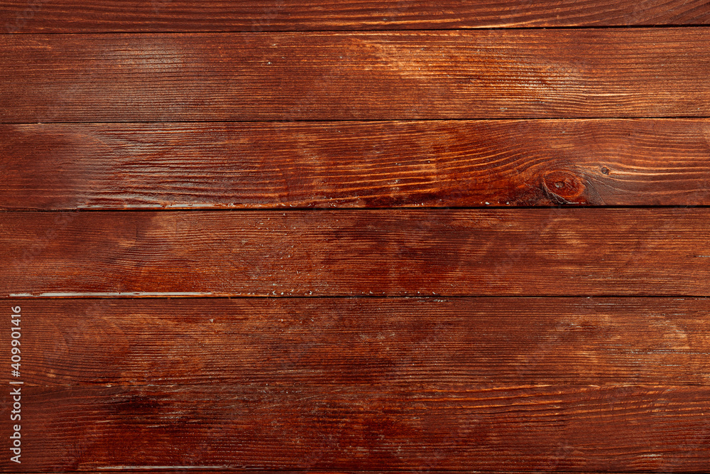 Obraz premium Vintage brown wood background texture. Old painted wood wall