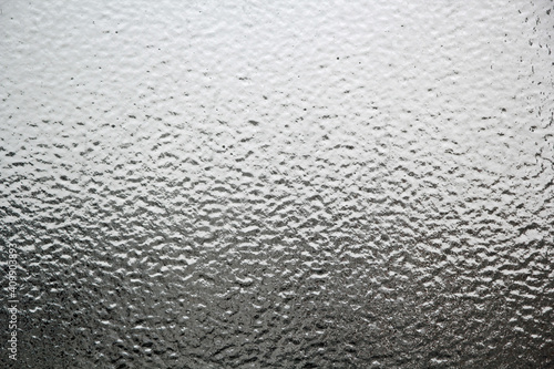 Beautiful frosted glass pattern. Ice on the window.