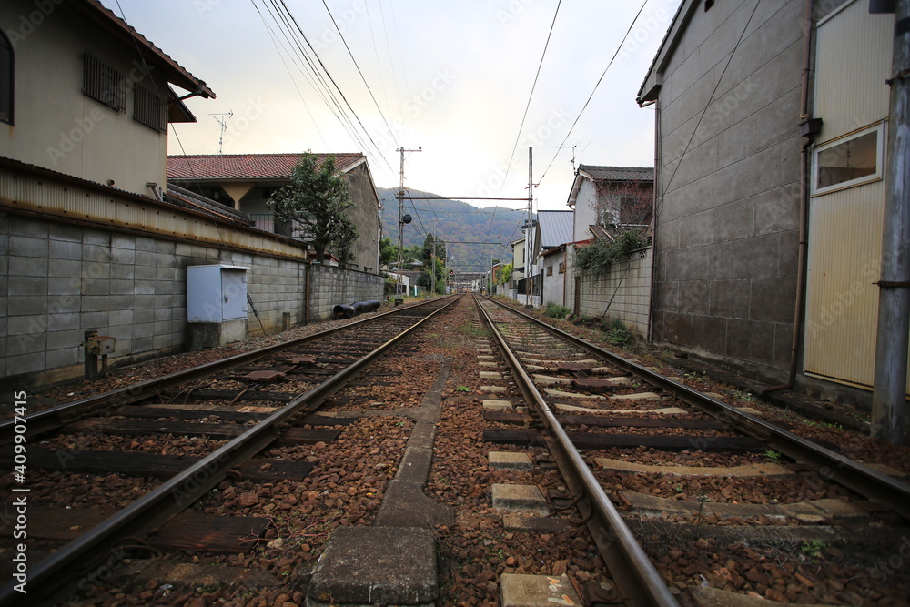 kyoto suburb railroad