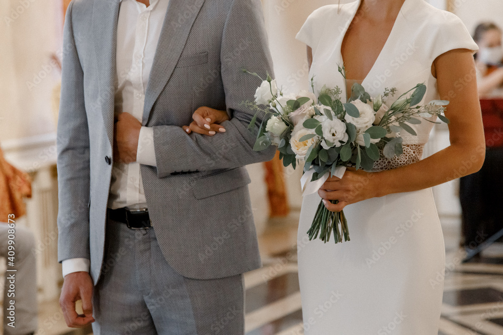 bride and groom holding hands bride and groom holding hands