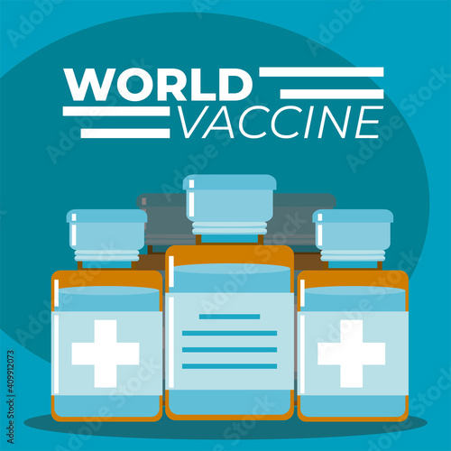 world covid 19 vaccine medicine vial bottles