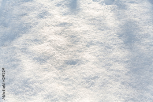 Snow with sun light background texture