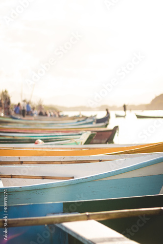 Wallpaper Mural Boats on the beach on a summer day in Brazil Torontodigital.ca