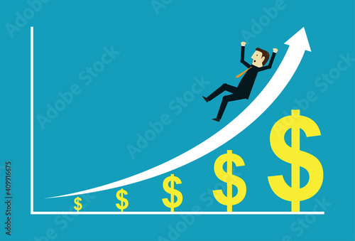 Financial graph has increased shockingly