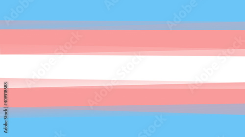Vector striped low poly transgender flag