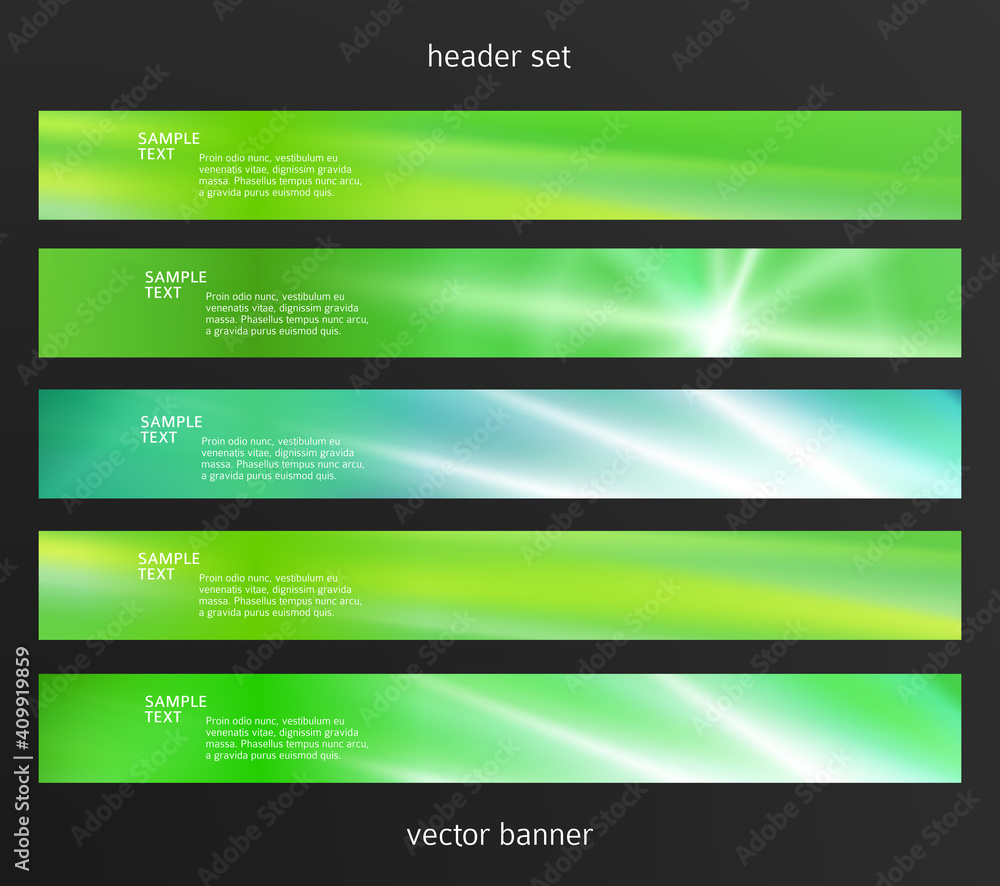 Set Design elements business presentation template. Vector illustration horizontal web banners background, backdrop abstract blurry form. EPS 10 for web buttons template, web site page presentation Set Design elements business presentation template. Vector illustration horizontal web banners background, backdrop abstract blurry form. EPS 10 for web buttons template, web site page presentation