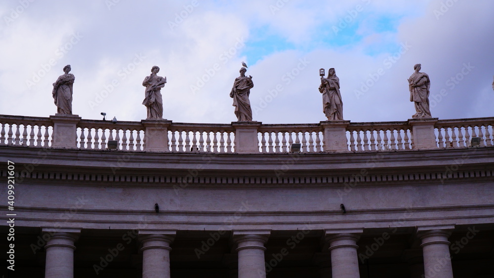 Fototapeta premium Architecture details Vatican Italy.