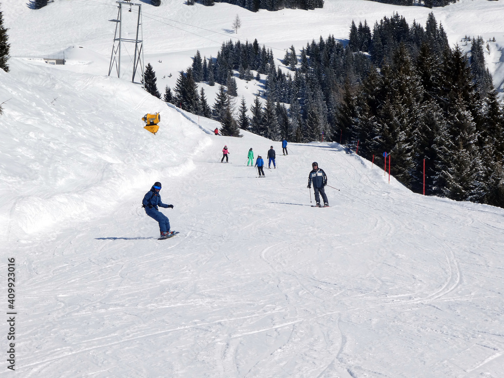 Skifahren in Saalbach Hinterglemm Leogang Skifahren in Saalbach Hinterglemm Leogang
