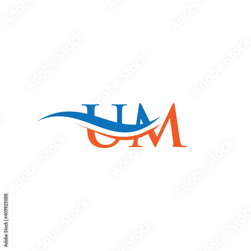 Fényképezés UM letter logo design