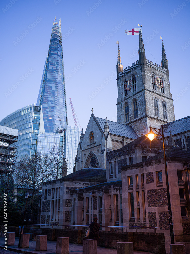 River Thames and City of London Skyline, UK River Thames and City of London Skyline, UK