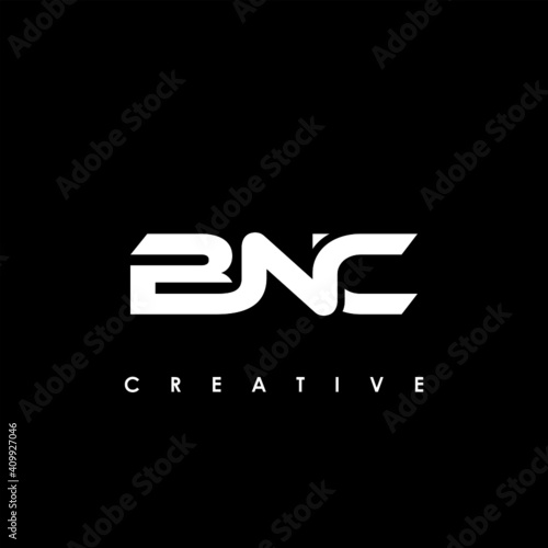 BNC Letter Initial Logo Design Template Vector Illustration photo