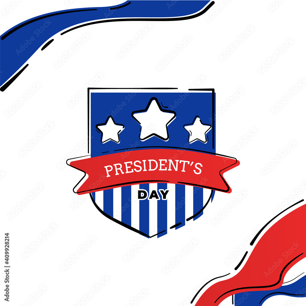 template square banner greeting president day template square banner greeting president day