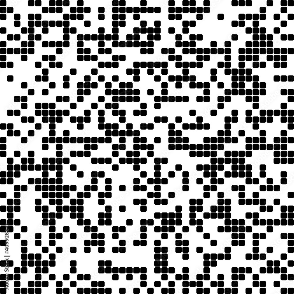 Modern geometric black white background of seamless with squares pixel. Gorgeous graphic image template monochrome tone. Abstract vector Illustration eps10 for your business brochure, fabric pattern Modern geometric black white background of seamless with squares pixel. Gorgeous graphic image template monochrome tone. Abstract vector Illustration eps10 for your business brochure, fabric pattern