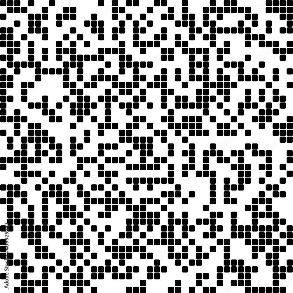 Modern geometric black white background of seamless with squares pixel. Gorgeous graphic image template monochrome tone. Abstract vector Illustration eps10 for your business brochure, fabric pattern Modern geometric black white background of seamless with squares pixel. Gorgeous graphic image template monochrome tone. Abstract vector Illustration eps10 for your business brochure, fabric pattern