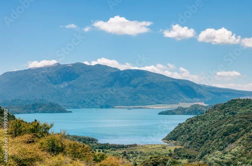 Crater Lake Rotomahana in Waimangu Volcanic Valley