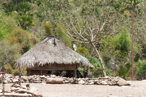 traditional house in Suai, Covalima District, Timor Leste photo