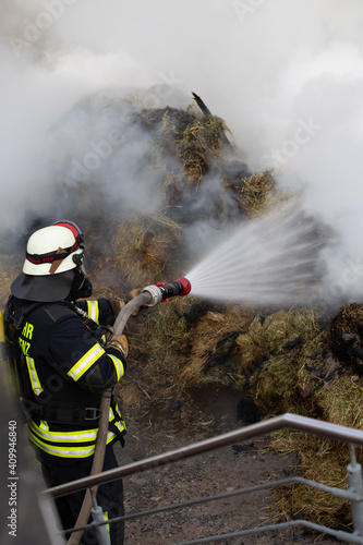 Feuerwehreinsatz bei Heubrand