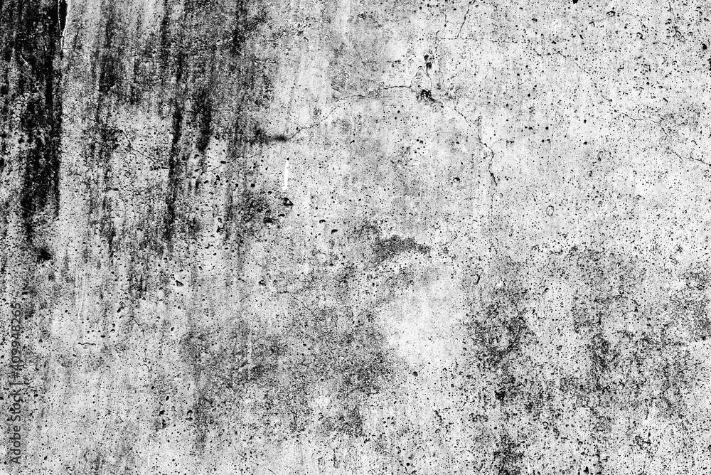 Obraz premium Texture of a concrete wall with cracks and scratches which can be used as a background