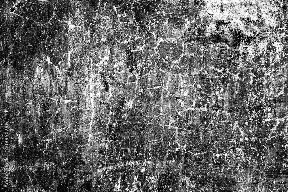Obraz premium Texture of a concrete wall with cracks and scratches which can be used as a background