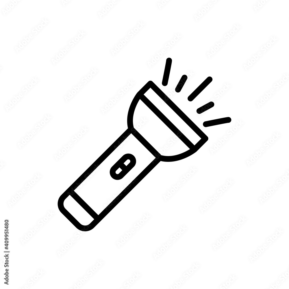 flashlight icon vector illustration design flashlight icon vector illustration design