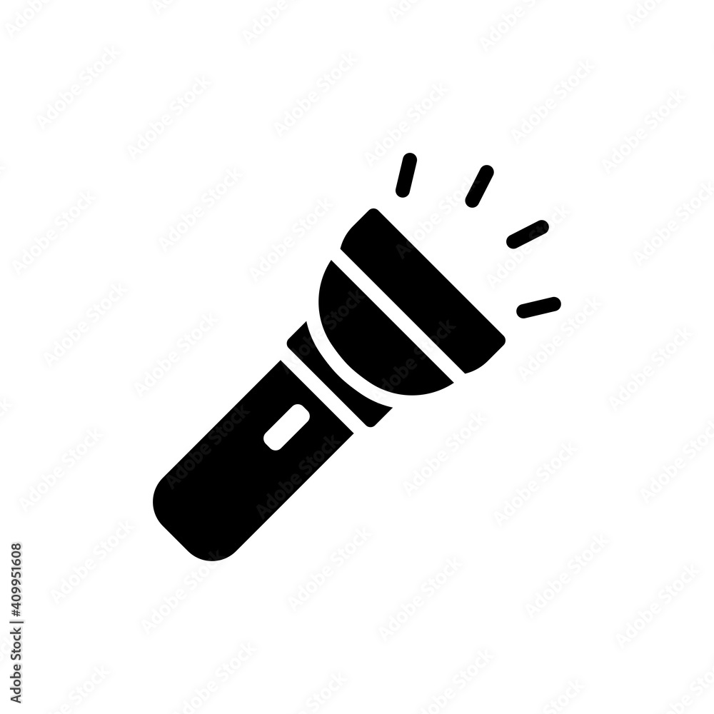 flashlight icon vector illustration design flashlight icon vector illustration design