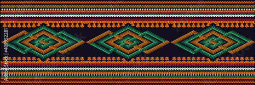 Wallpaper Mural  Ornament  is made in bright, juicy, perfectly matching colors. Ornament, mosaic, ethnic, folk pattern. Torontodigital.ca