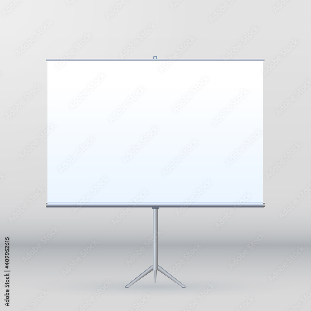 Roll Up Banner Stand on isolated clean background. Design template blank pop up banner display template for designer. Vector illustration EPS 10 Flipchart for promotional presentations at Stand Tripod Roll Up Banner Stand on isolated clean background. Design template blank pop up banner display template for designer. Vector illustration EPS 10 Flipchart for promotional presentations at Stand Tripod