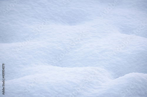 white, clean, fluffy, snow, texture of the fallen snow, winter background © Leka