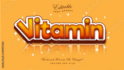Vitamin Text Effect