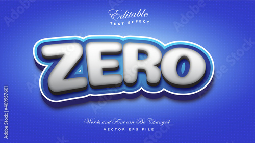 Blue Oreo Text Effect