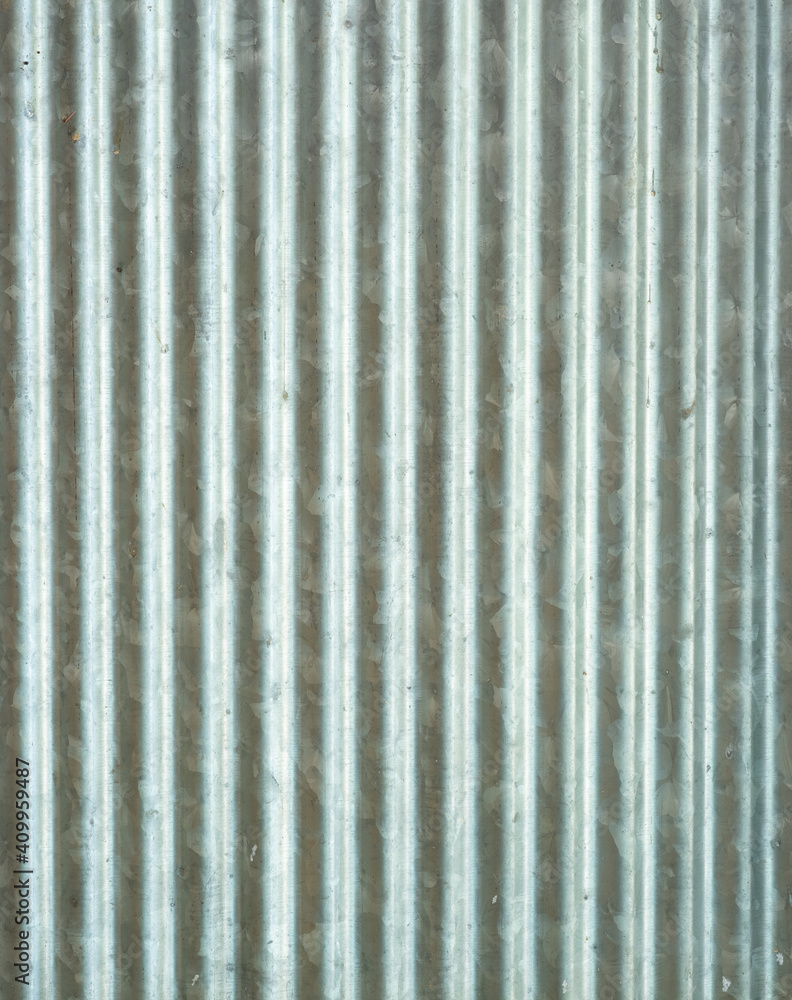 Corrugated zinc surface that does not remove impurities.The actual surface of the zinc used. Corrugated zinc surface that does not remove impurities.The actual surface of the zinc used.