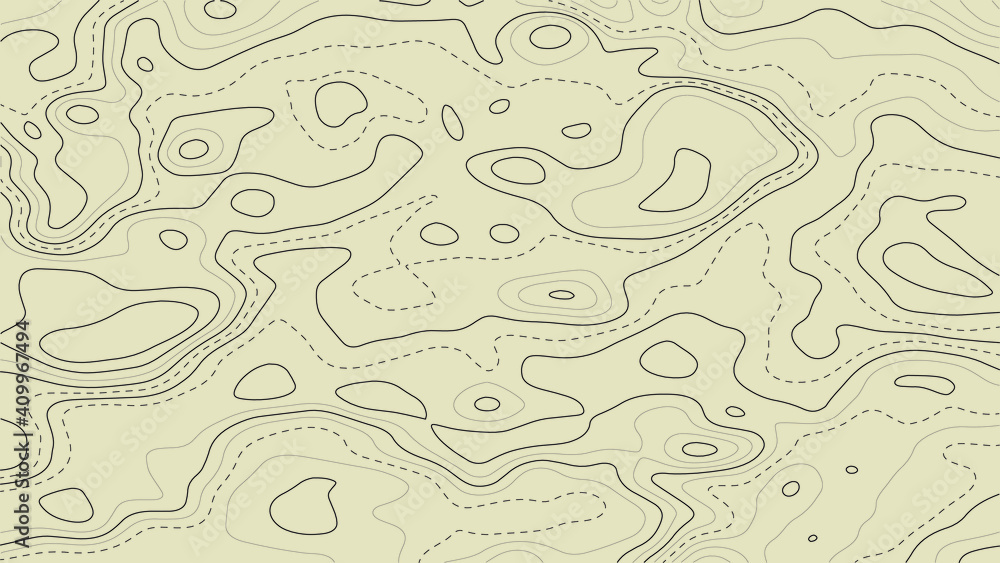 Topographic map.Abstract background with black lines and circles.Geometric abstract grid.Vector illustration. Topographic map.Abstract background with black lines and circles.Geometric abstract grid.Vector illustration.