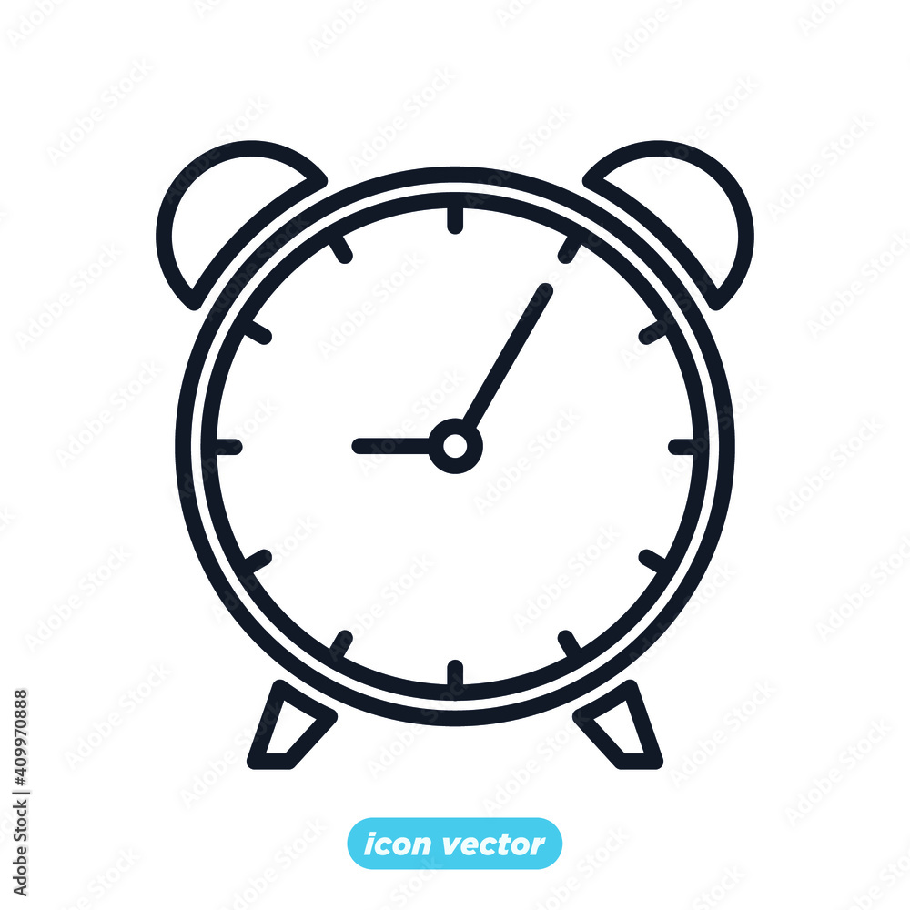 Time and clock office icon. Time and clock for workspace and workplace symbol vector illustration. Time and clock office icon. Time and clock for workspace and workplace symbol vector illustration.