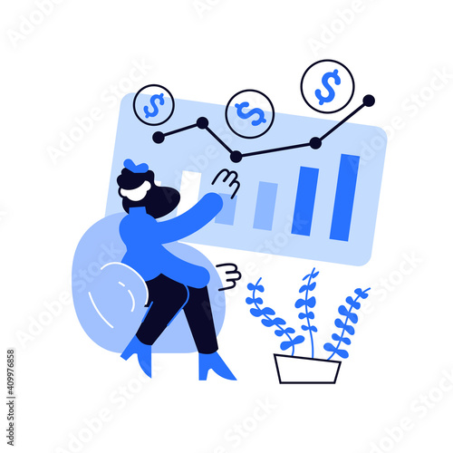 Investment fund abstract concept vector illustration. Investment
