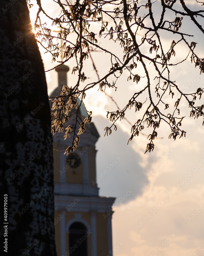 Diveevo in spring. Holy Trinity Seraphim-Diveyevsky Monastery