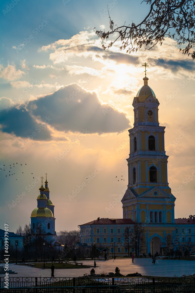 Diveevo in spring. Holy Trinity Seraphim-Diveyevsky Monastery
