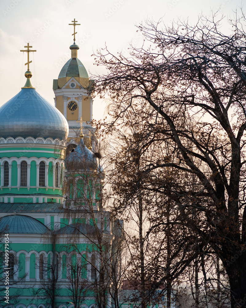 Diveevo in spring. Holy Trinity Seraphim-Diveyevsky Monastery