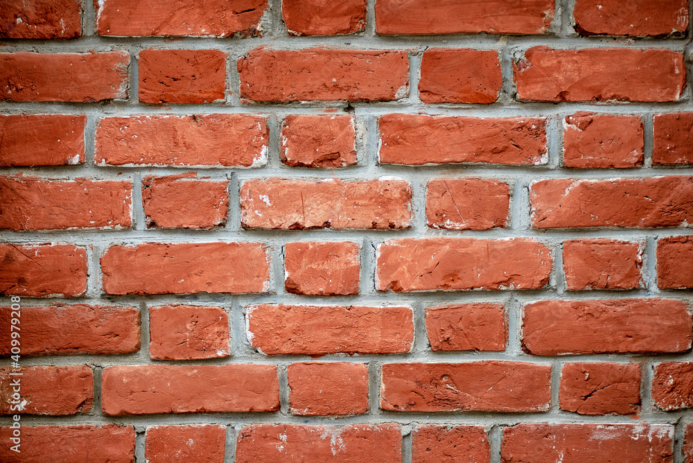 an old red brick wall. ancient building an old red brick wall. ancient building