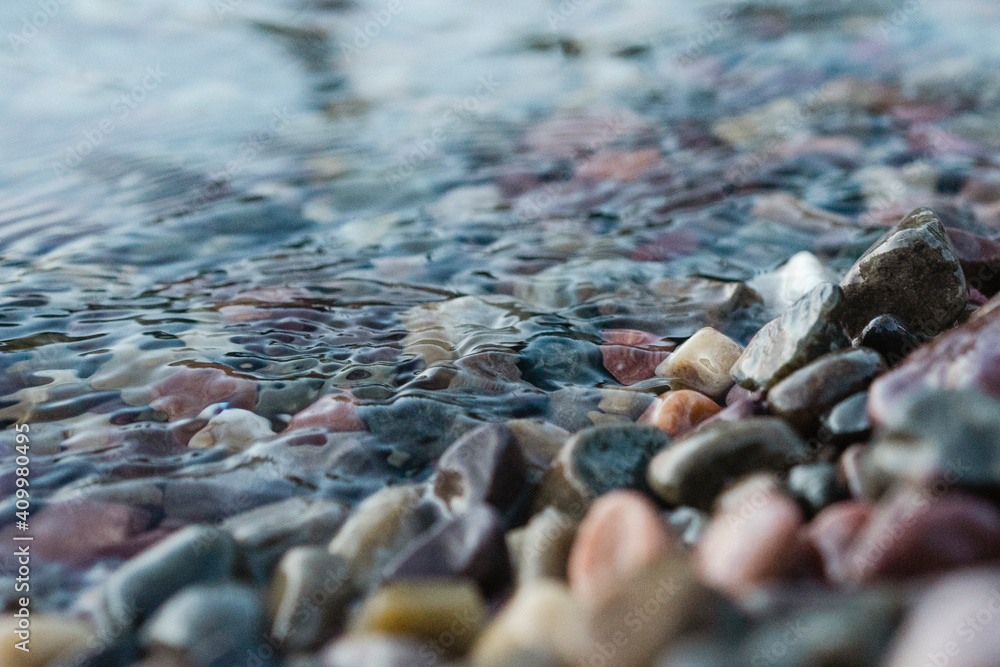 Rocks in Colter Bay Water in Grand Teton National Park Rocks in Colter Bay Water in Grand Teton National Park