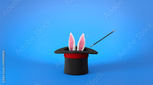 Canvastavla Magician hat