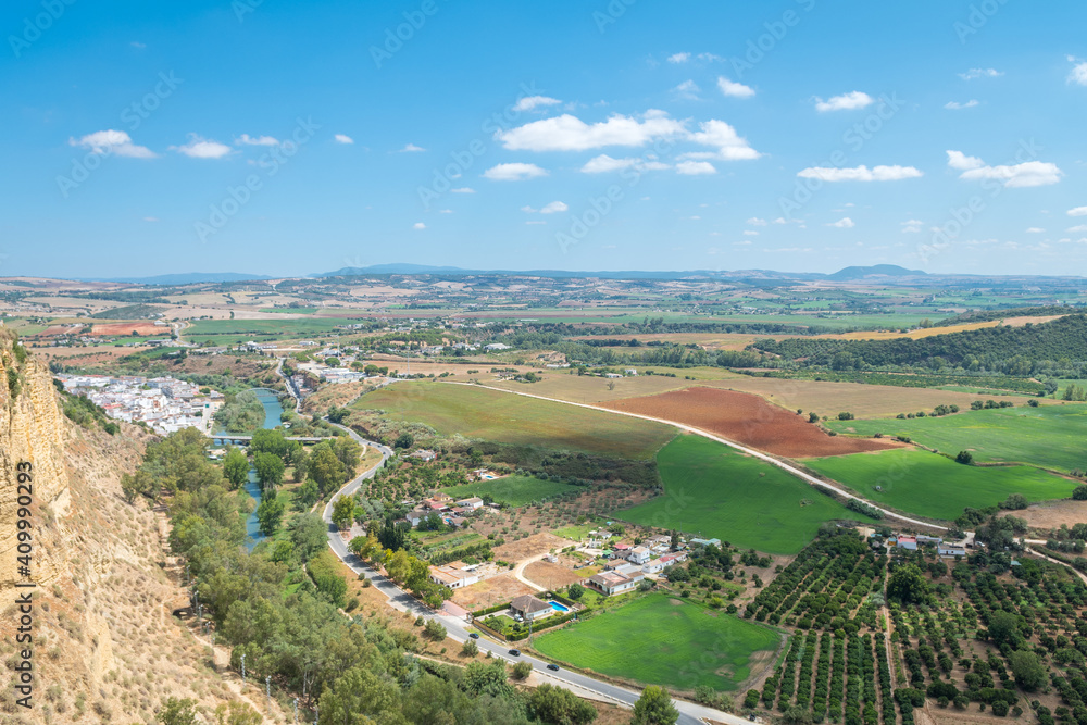 aerial view of andalusia countryside, Spain