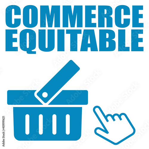 Logo commerce équitable.