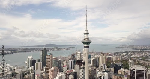 Auckland New Zealand Aerial Footage Drone 4K photo