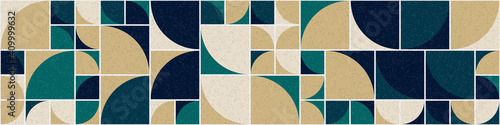 Abstract Geometric Pattern generative computational art illustration