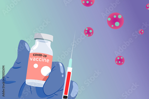 Covid 19 Vaccine Illustration