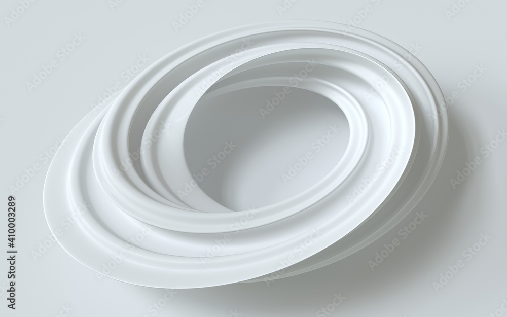 Moebius strip or Moebius Ring. Surface with only one side and one boundary. 3d illustration Moebius strip or Moebius Ring. Surface with only one side and one boundary. 3d illustration