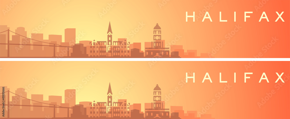 Halifax Beautiful Skyline Scenery Banner